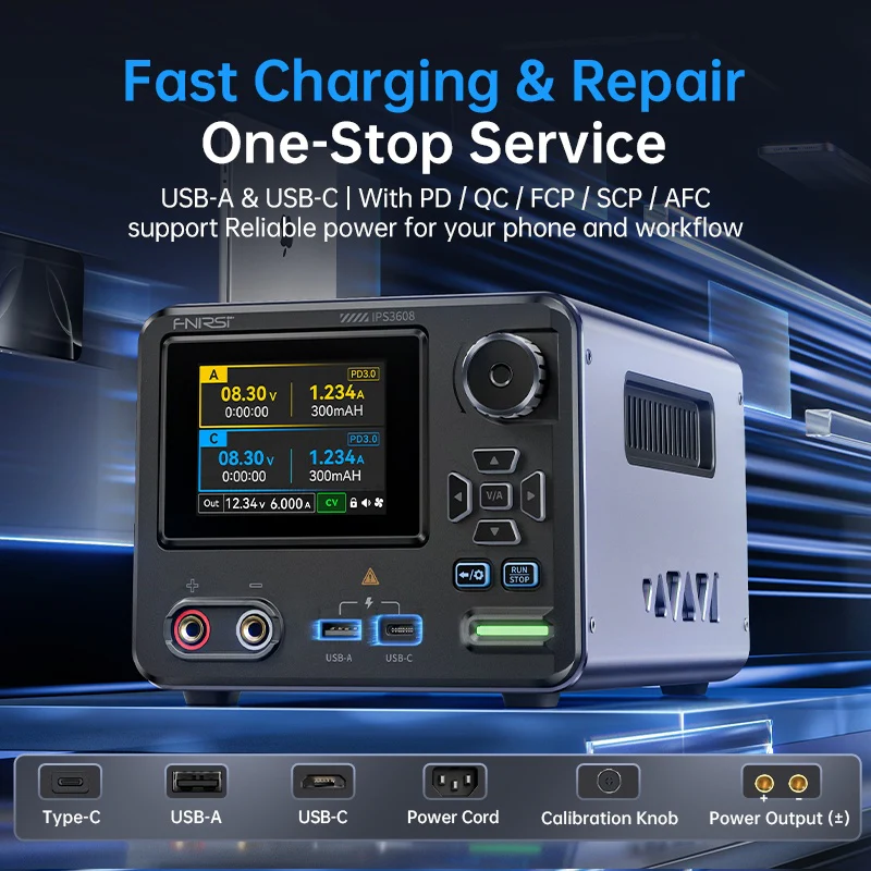 FNIRSI IPS3608 AC DC Intelligent Digital Control Power Supply in Bangladesh