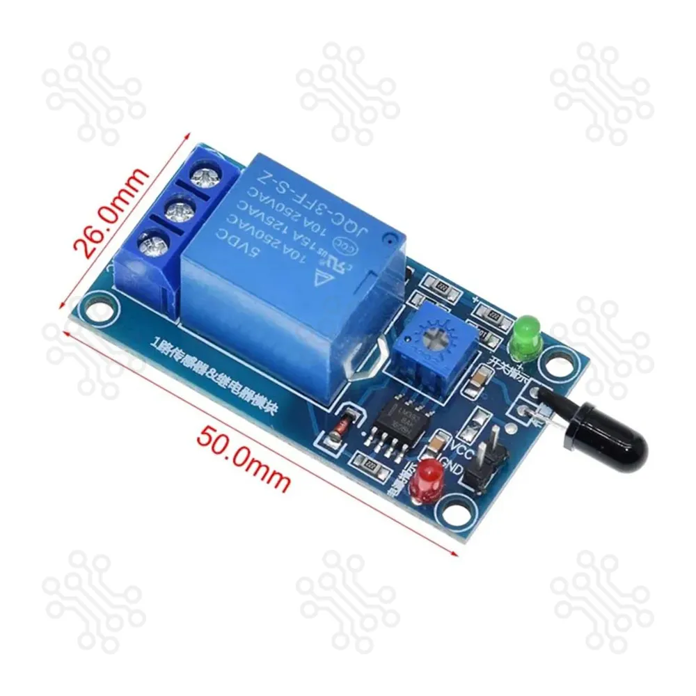Flame Sensor Fire Detection Module 1 Channel 5V in Bangladesh