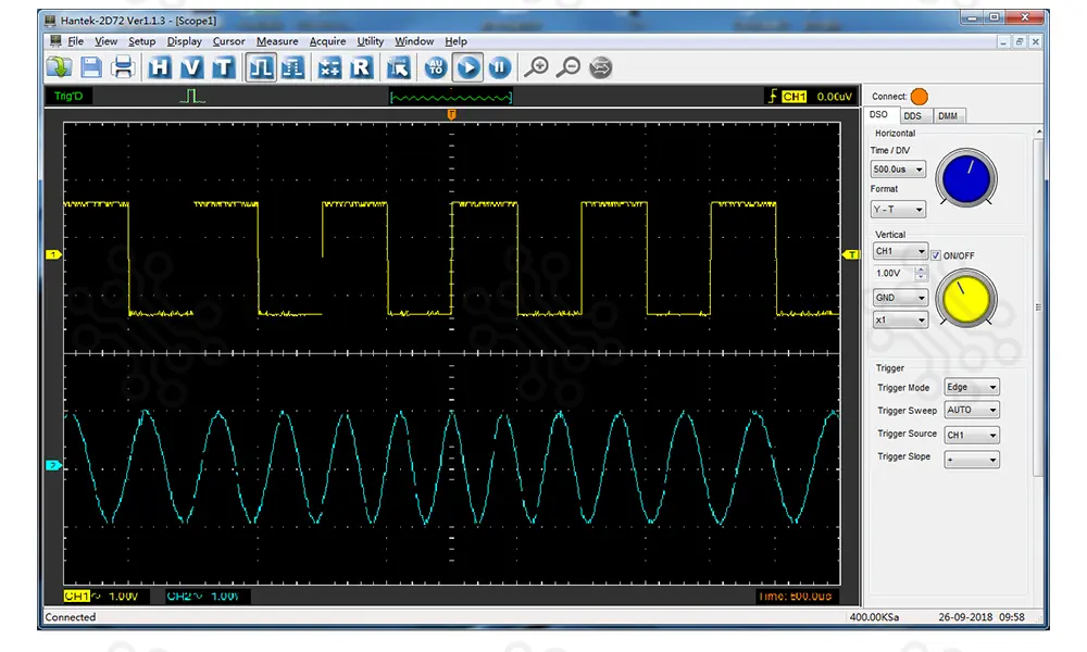 Hantek 2D72 Digital Oscilloscope 70MHz 2Channels in Bangladesh
