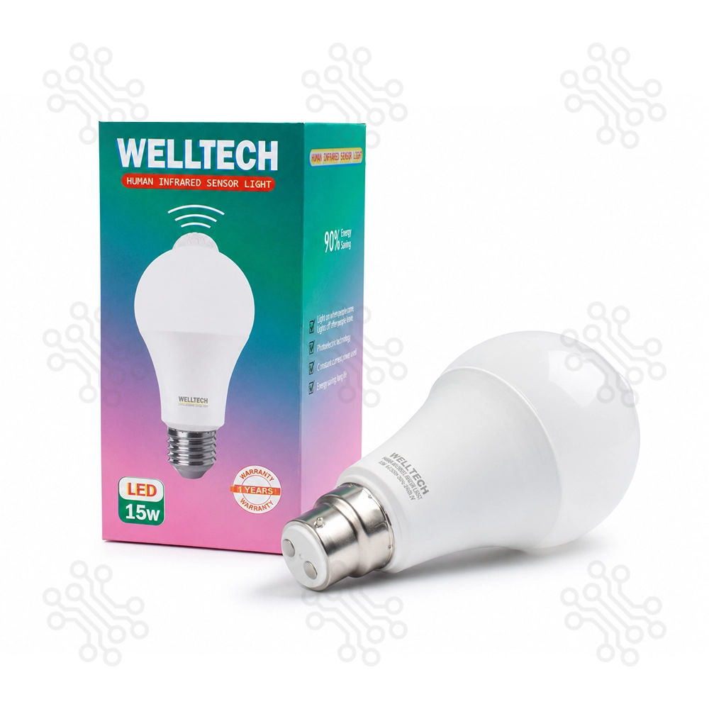 Human Infrared Motion Sensor Bulb B22