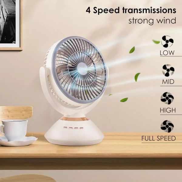 Rechargeable Table Fan Jysuper JY 2570 in Bangladesh