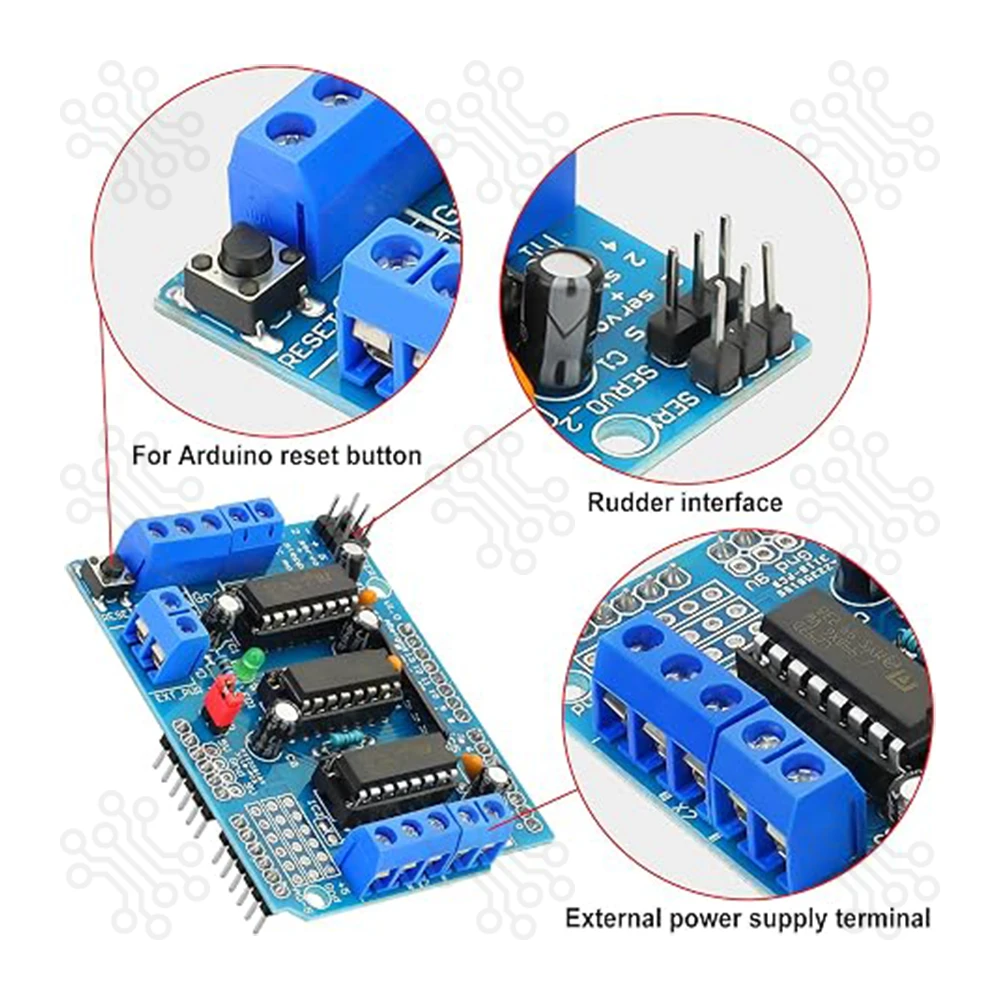 L293D DC Motor Driver Shield in Bangladesh