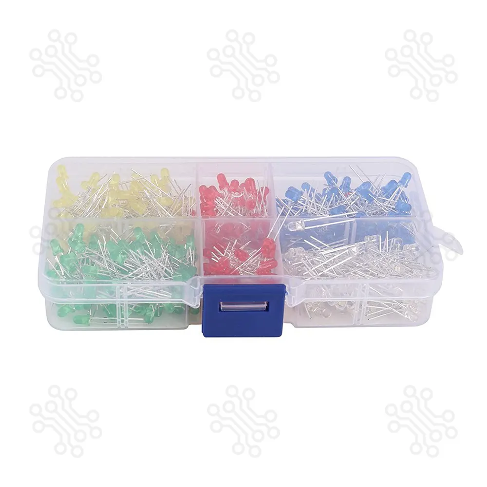 LED 3mm Five Colors 500PCS Box Set in Bangladesh