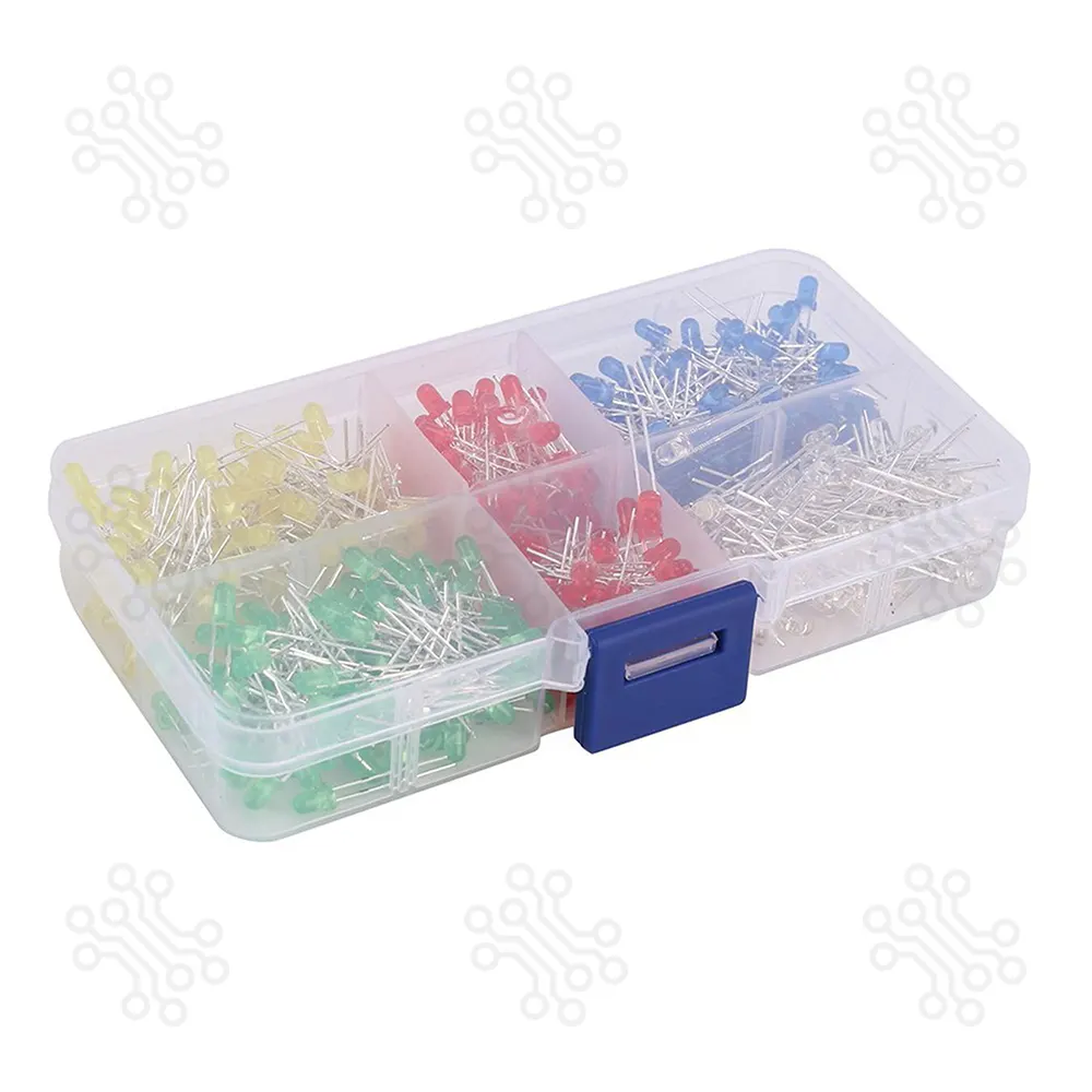 LED 3mm Five Colors 500PCS Box Set
