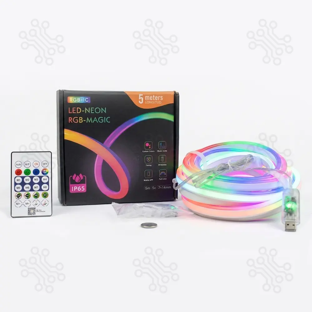 LED Neon RGB Magic Flexible Strip Light 5 Meter in Bangladesh