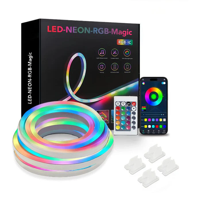 LED Neon RGB Magic Flexible Strip Light 10 Meter in Bangladesh