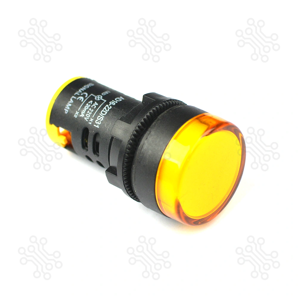 LED Signal Indicator Light Lamp Yellow 220V in Bangladesh