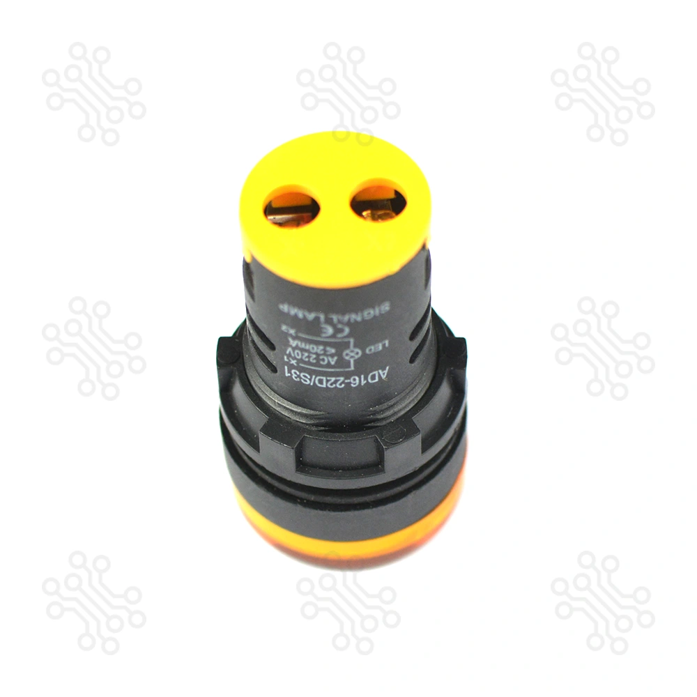 LED Signal Indicator Light Lamp Yellow 220V in Bangladesh