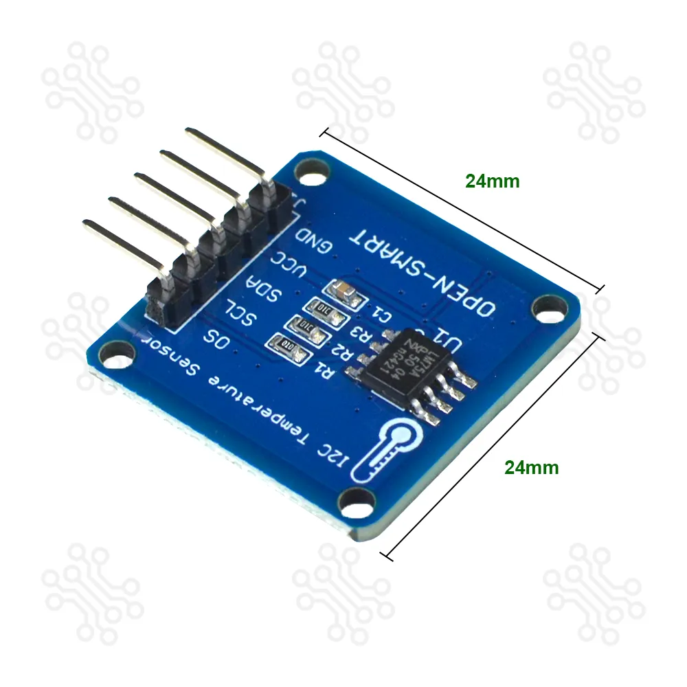 LM75A I2C High Accuracy Digital Temperature Sensor Module in Bangladesh