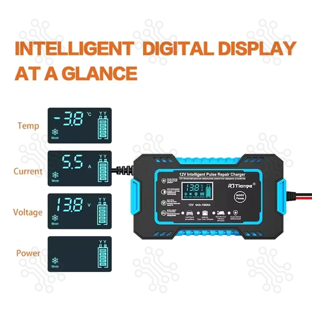 Vehicle Battery Charger Pulse Repair 12V 6A in Bangladesh