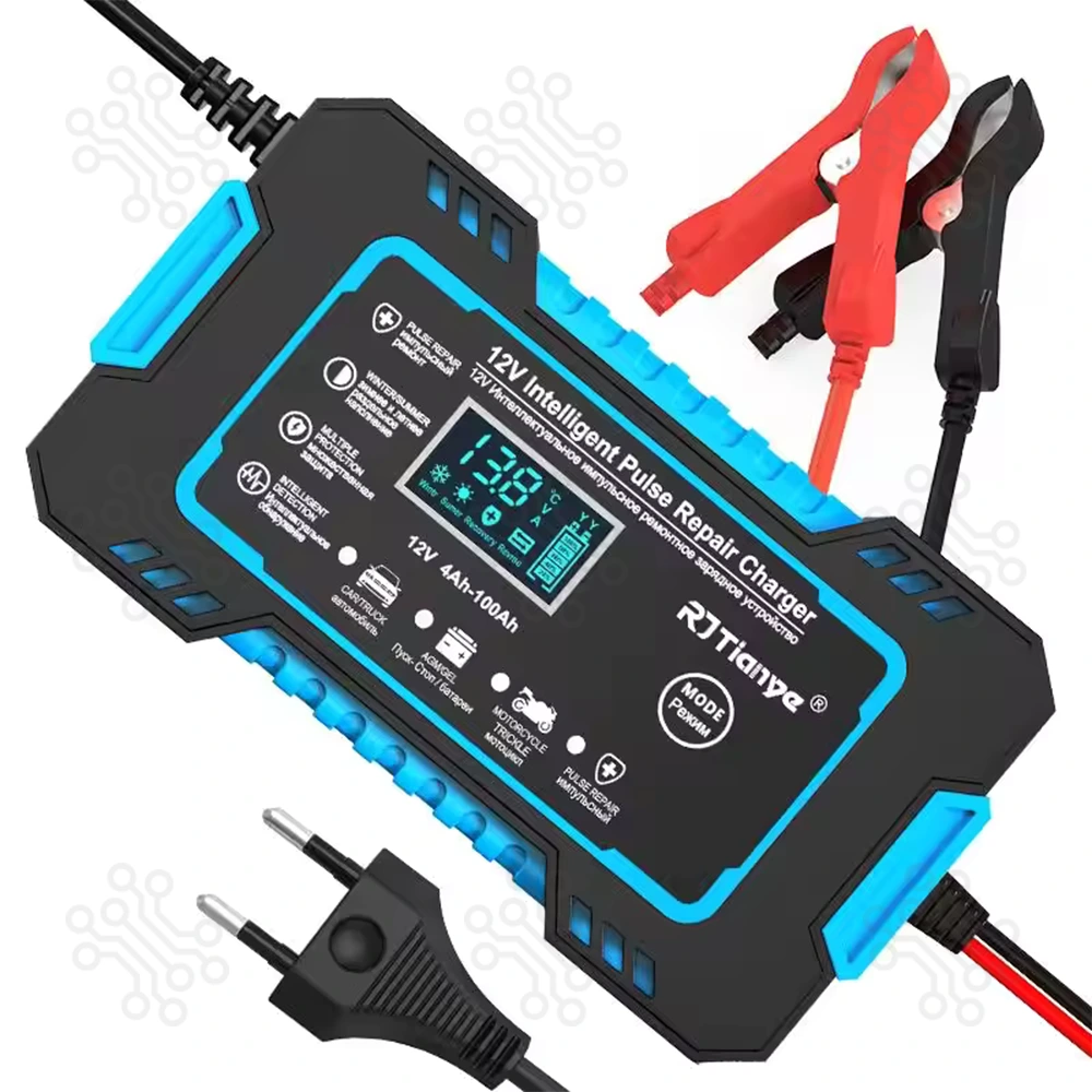 Vehicle Battery Charger Pulse Repair 12V 6A
