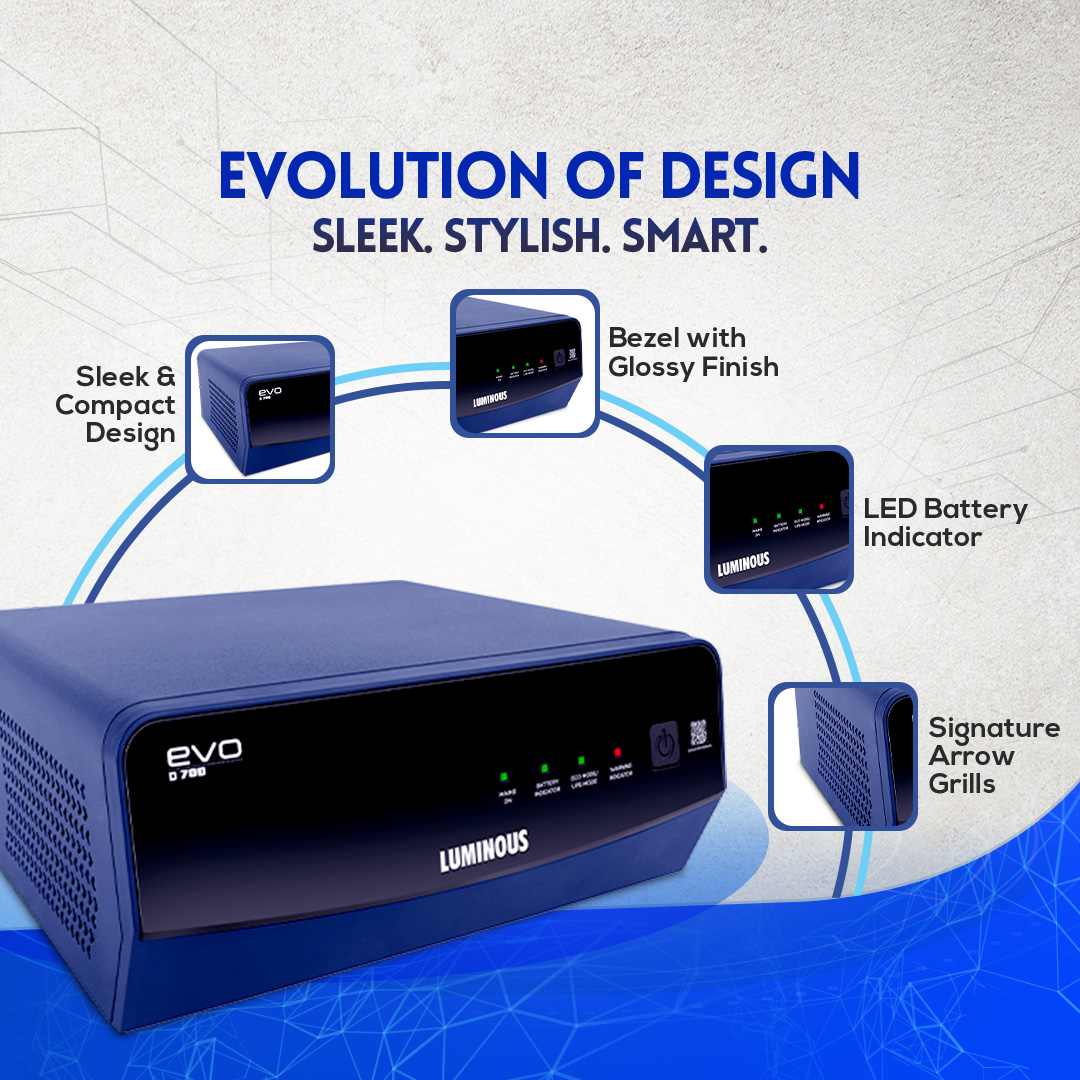 Luminous EVO D 700 600VA IPS Inverter in Bangladesh