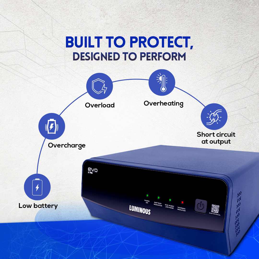 Luminous EVO D 700 600VA IPS Inverter in Bangladesh