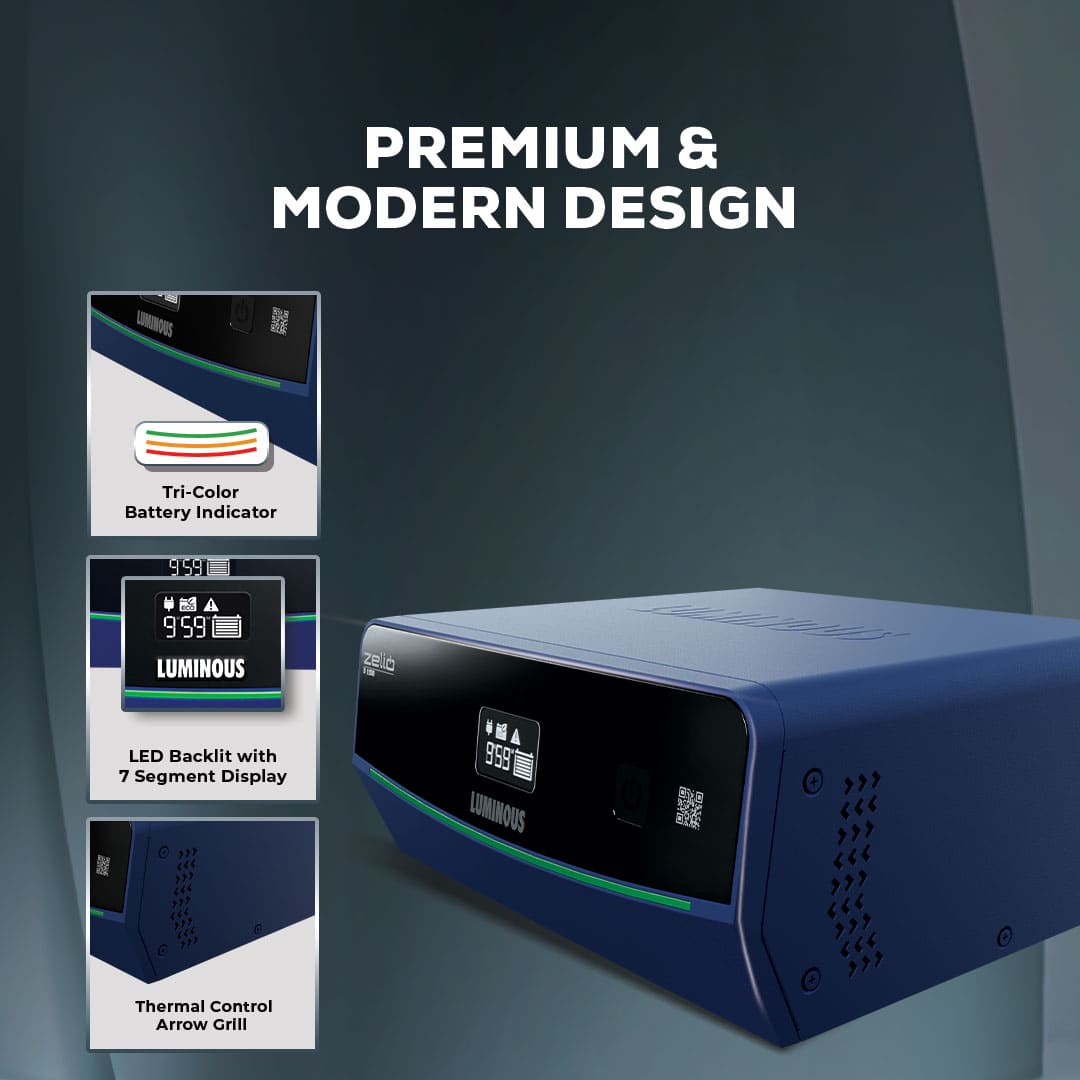 Luminous Zelio S 1150 900VA Pure Sine Wave Inverter IPS 756W in Bangladesh