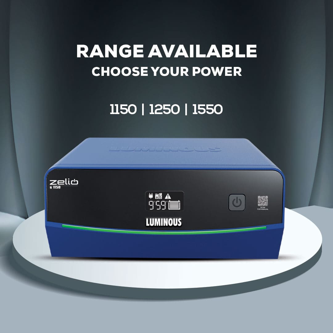 Luminous Zelio S 1150 900VA Pure Sine Wave Inverter IPS 756W in Bangladesh