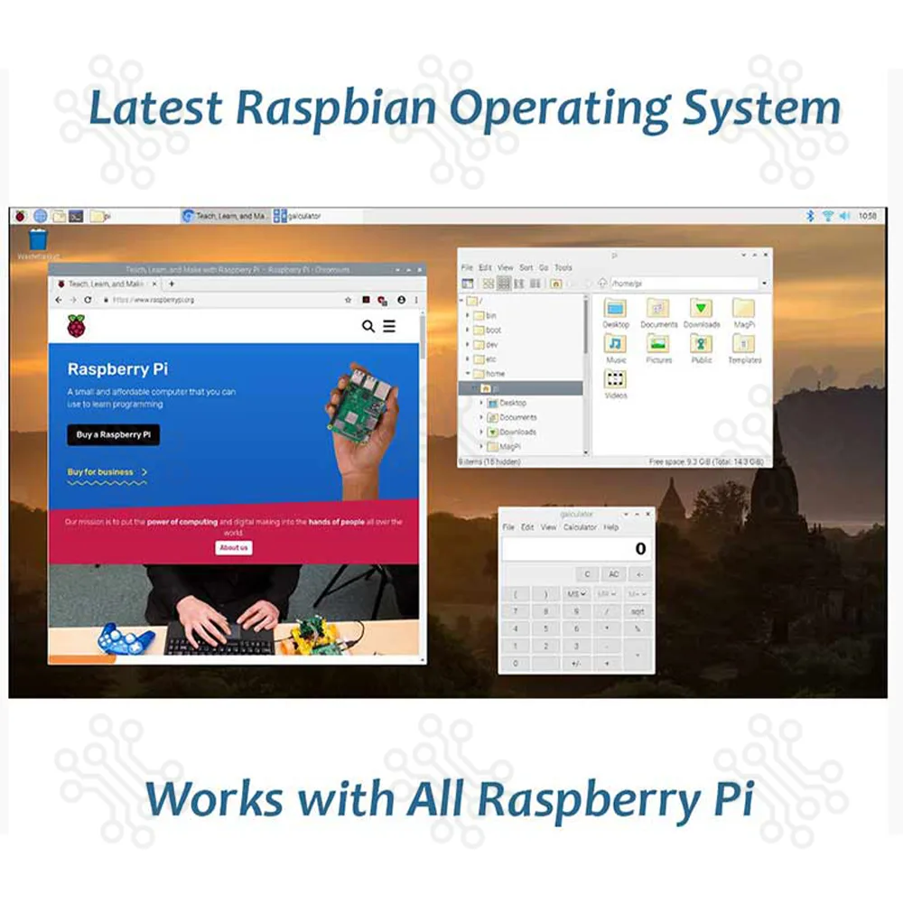 MicroSD Memory Card 64GB Class10 with Raspberry Pi OS in Bangladesh