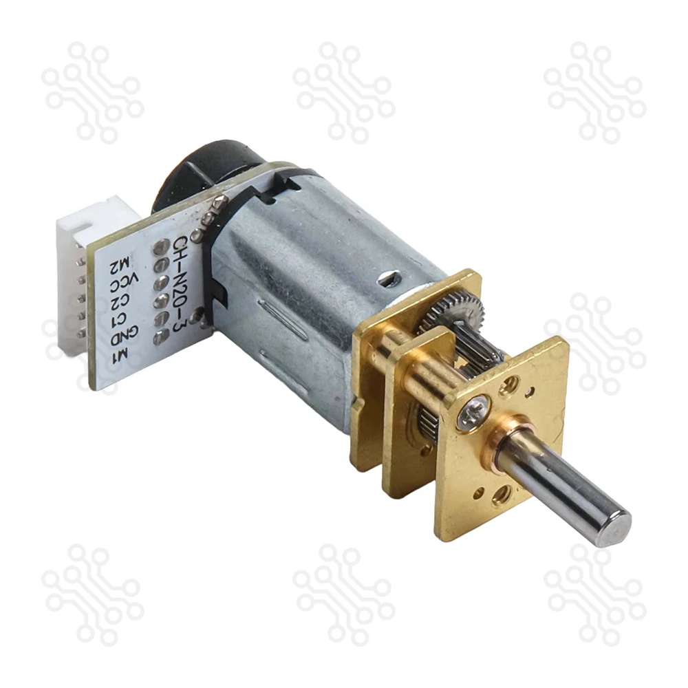 GA12 N20 12V 3000RPM Micro Metal DC Gear Motor with Encoder in Bangladesh