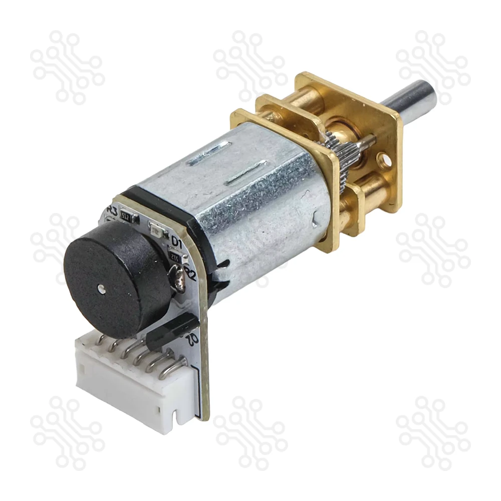 GA12 N20 12V 3000RPM Micro Metal DC Gear Motor with Encoder in Bangladesh