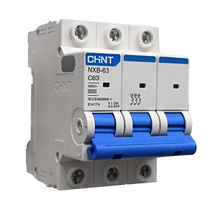 Chint Miniature Circuit Breaker NXB 63 C63 Amp 3 pole in Bangladesh