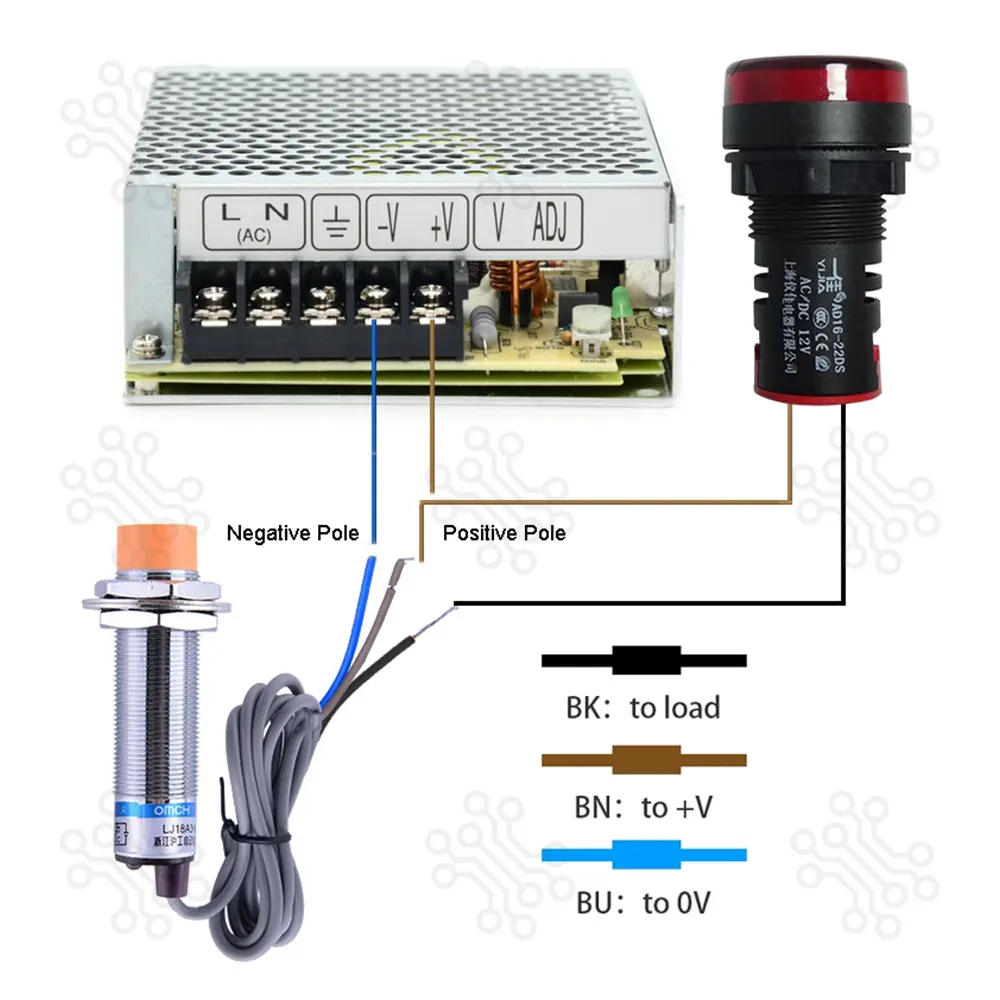 Normally Open Sensor Inductive M18 Proximity Switch DC NPN 3 Wire in Bangladesh
