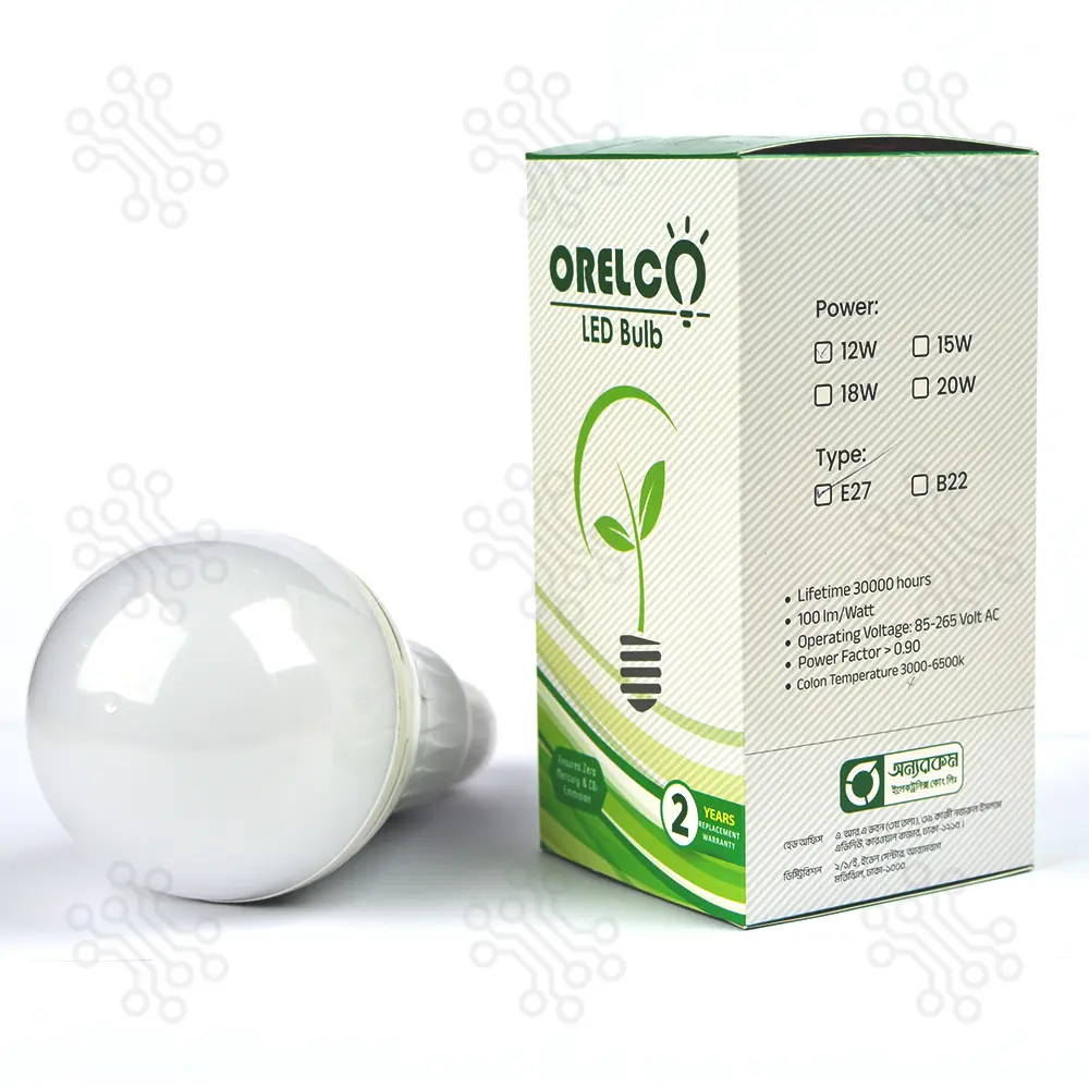 Orelco AC DC Rechargeable Led Bulb 12W E27 in Bangladesh