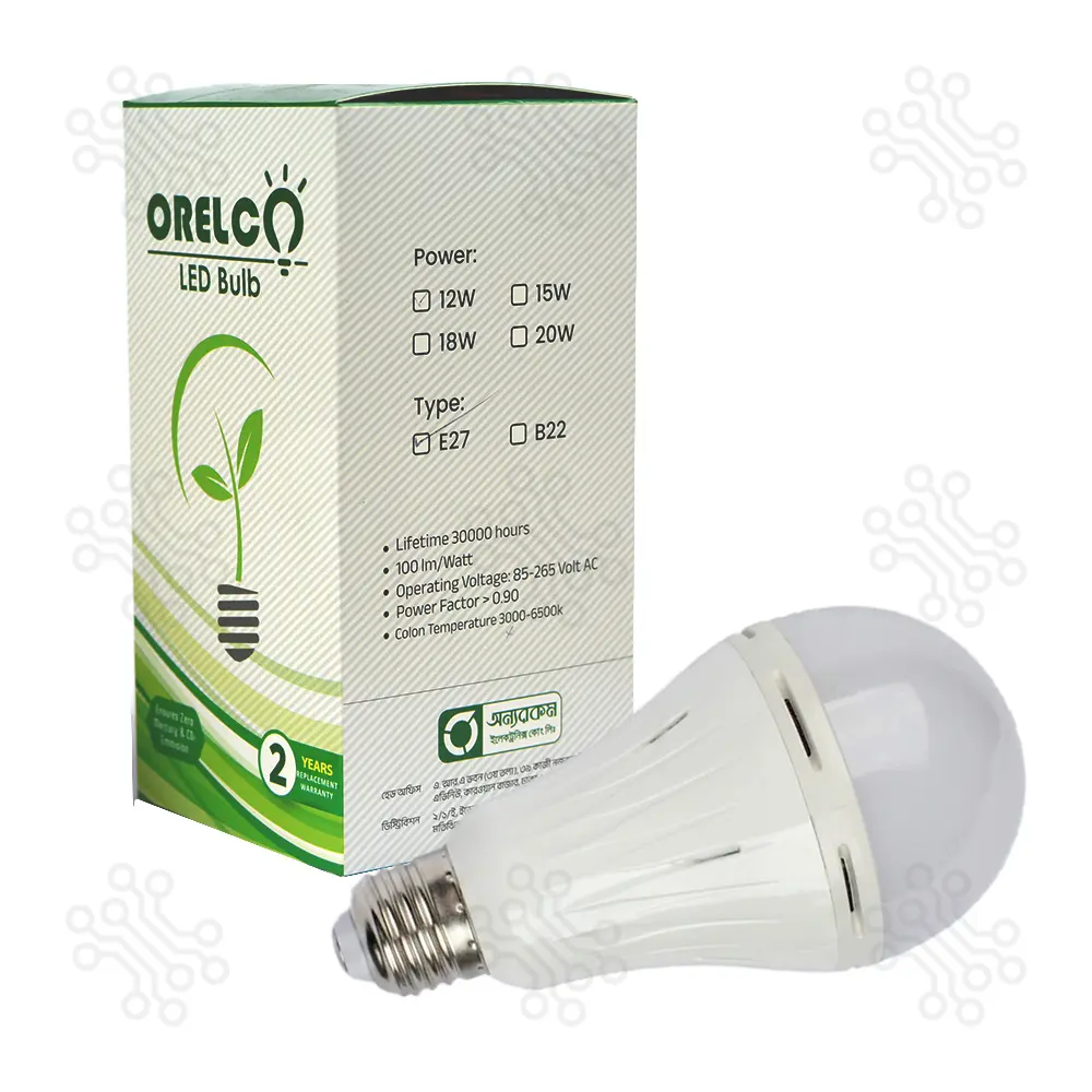 Orelco AC DC Rechargeable Led Bulb 12W E27 in Bangladesh
