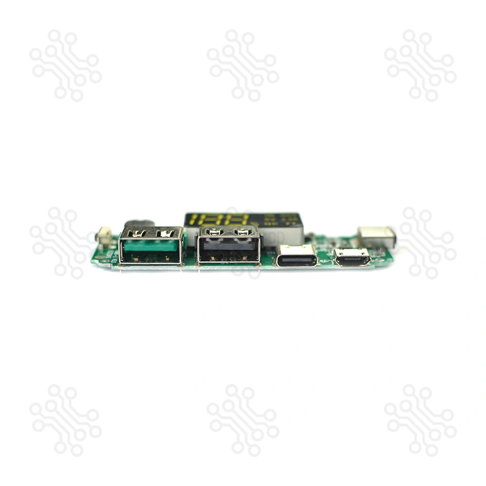 Power Bank Circuit LED Dual USB 5v 2.4a Micro Type C Lightning USB 18650 Charger in Bangladesh