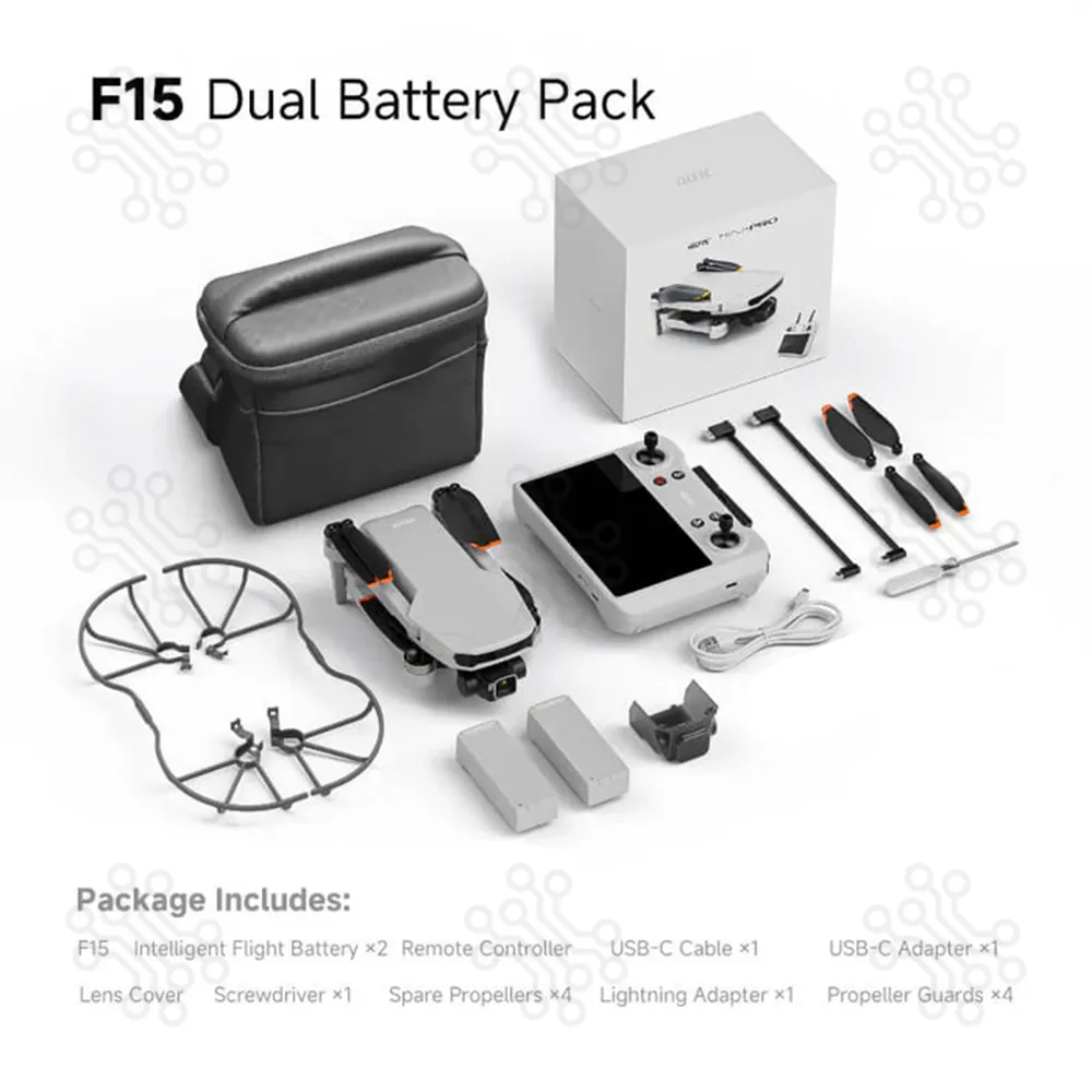 Professional Drone 4D F15 with EIS 3 Axis Anti Shake Gimbal Camera in Bangladesh