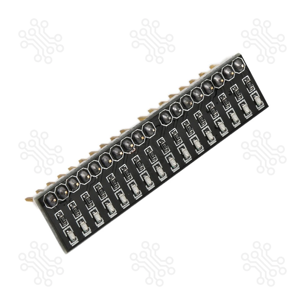 Programmable LED Module for Arduino 16 bit GPIO Tester