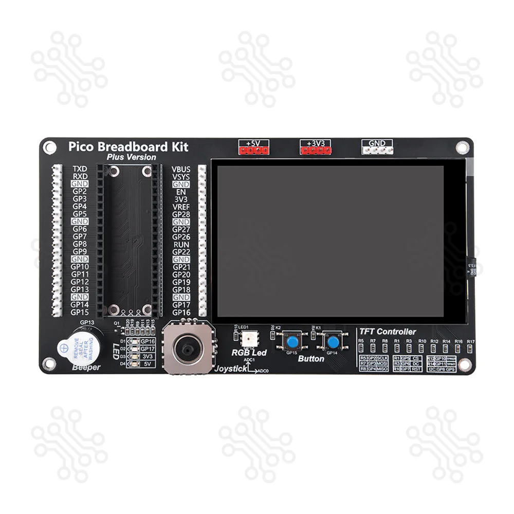 Raspberry Pi Pico Microcontroller Learning Board with Touch Display in Bangladesh
