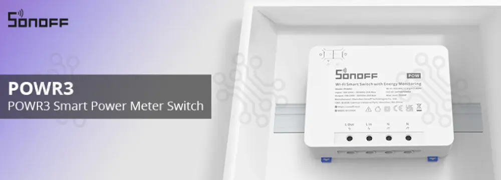 SONOFF POWR3 High Power Smart Switch in Bangladesh