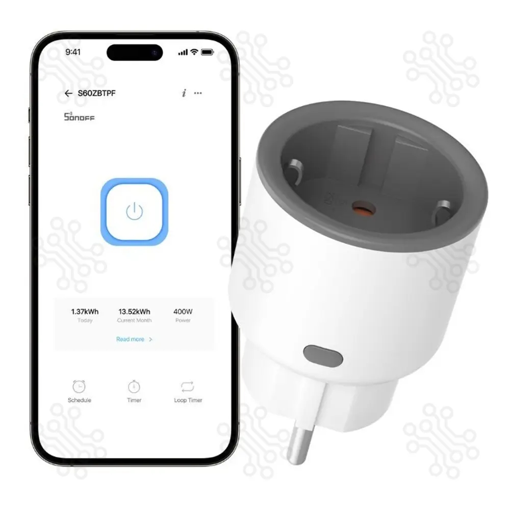 SONOFF S60ZB TPF iPlug Zigbee Smart Plug in Bangladesh