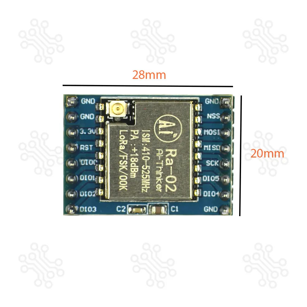 SX1278 LoRa Module 433MHz 10KM Original Ra 02 Ai Thinker Wireless Module with Antenna in Bangladesh
