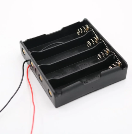 Battery Holder 18650 4 Parallel Wite Wire in Bangladesh