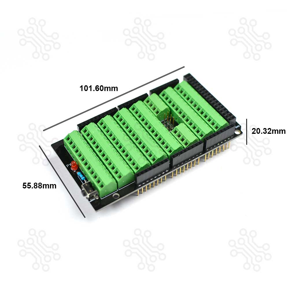 Screw Terminal Block Breakout Shield Module for Arduino MEGA 2560 R3 in Bangladesh
