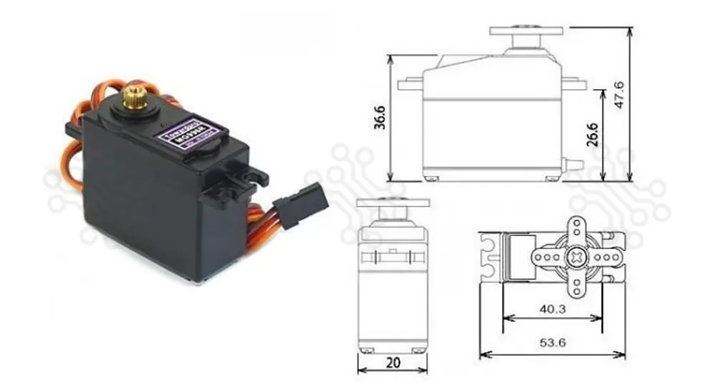 Servo Motor MG996R in Bangladesh