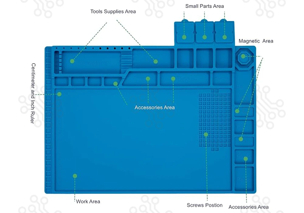 Silicone Soldering Mat Heat Insulation 450mmx300mm in Bangladesh
