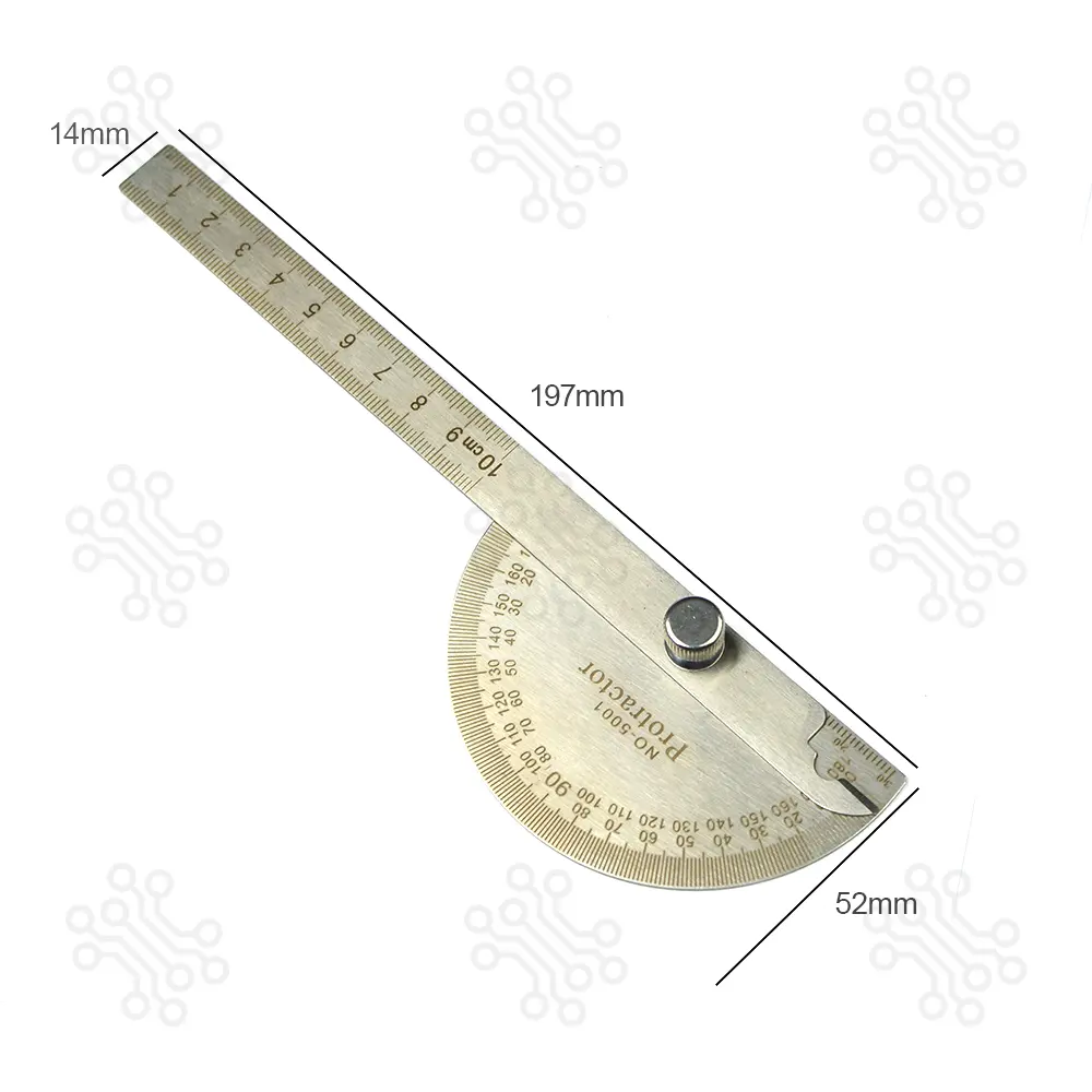 Stainless Steel Ruler Angle Protractor in Bangladesh
