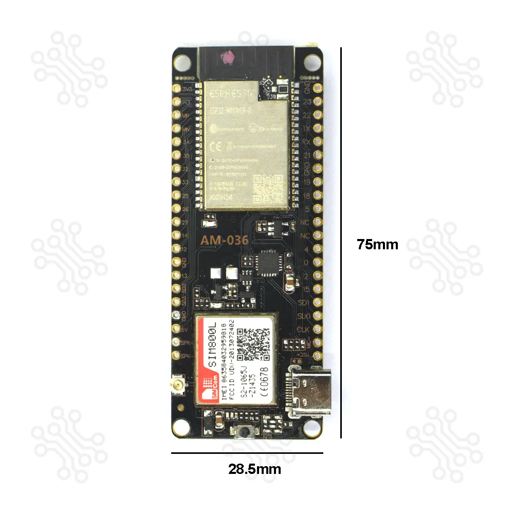 TTGO T Call ESP32 Wireless Module GPRS Antenna SIM Card SIM800L in Bangladesh