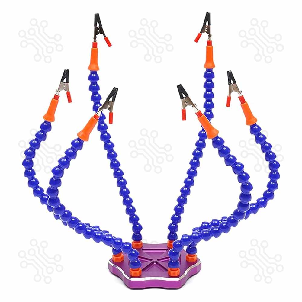 Third Hand Soldering PCB Holder Six Arms in Bangladesh