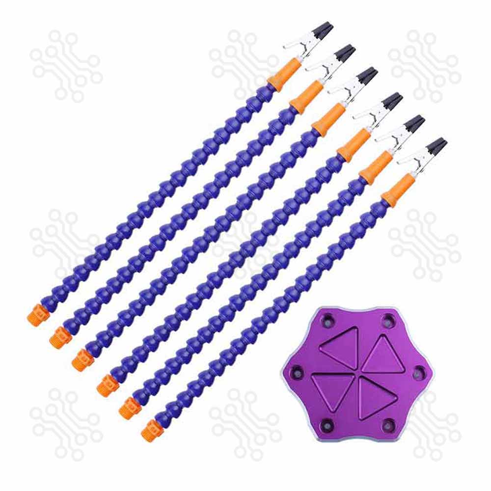 Third Hand Soldering PCB Holder Six Arms in Bangladesh