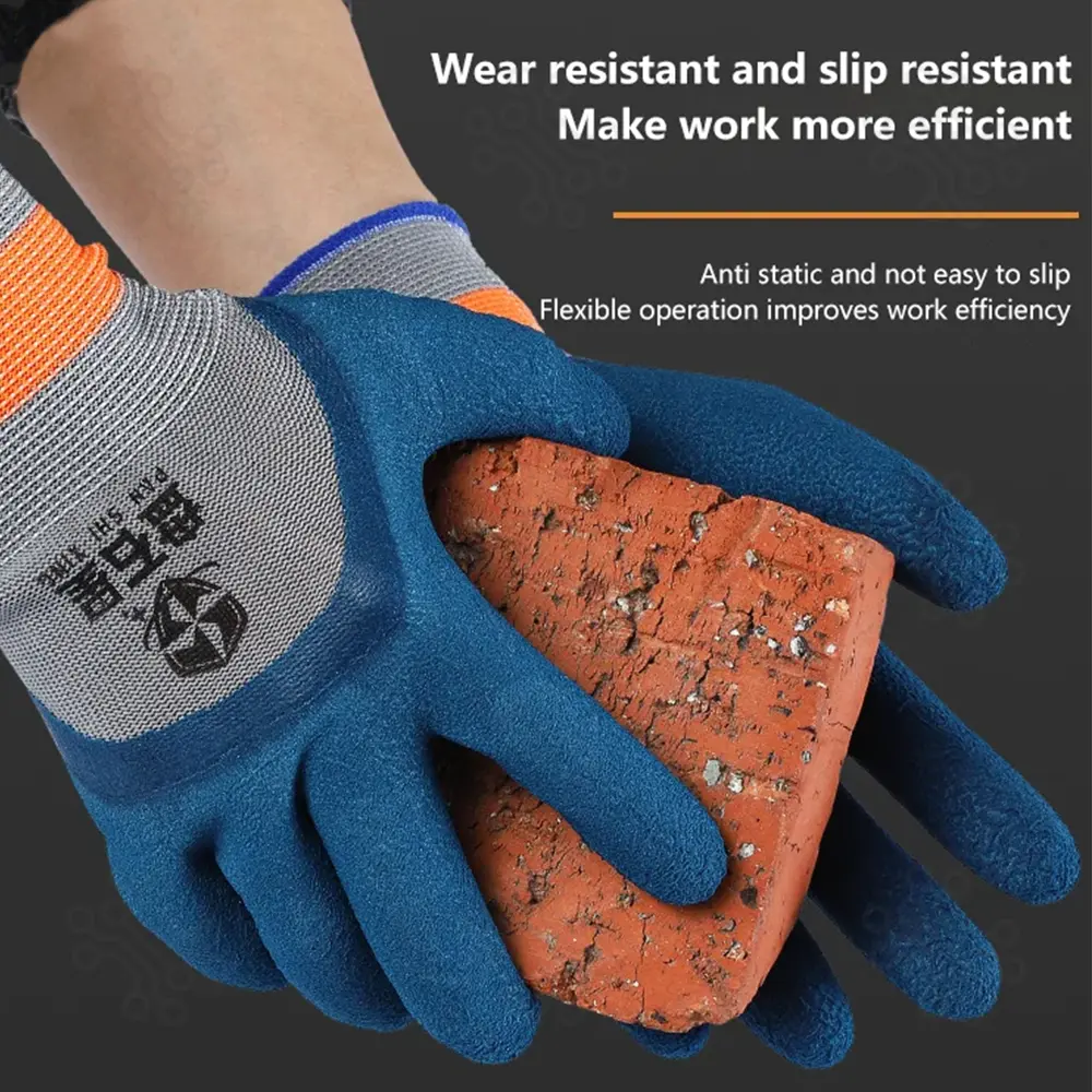 Tire Rubber Construction Work Gloves in Bangladesh