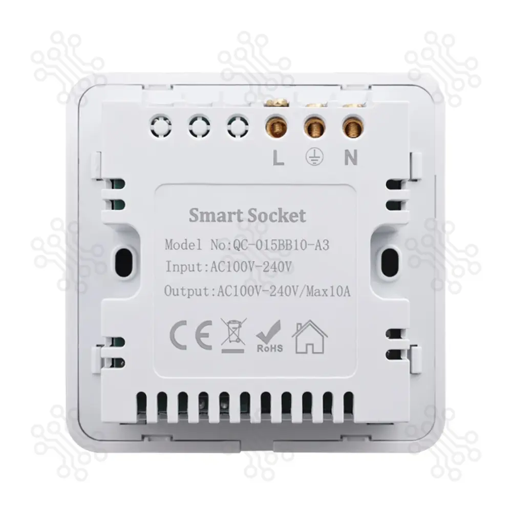 Tuya Smart Plug IoT Device Wall Socket with USB Charging in Bangladesh