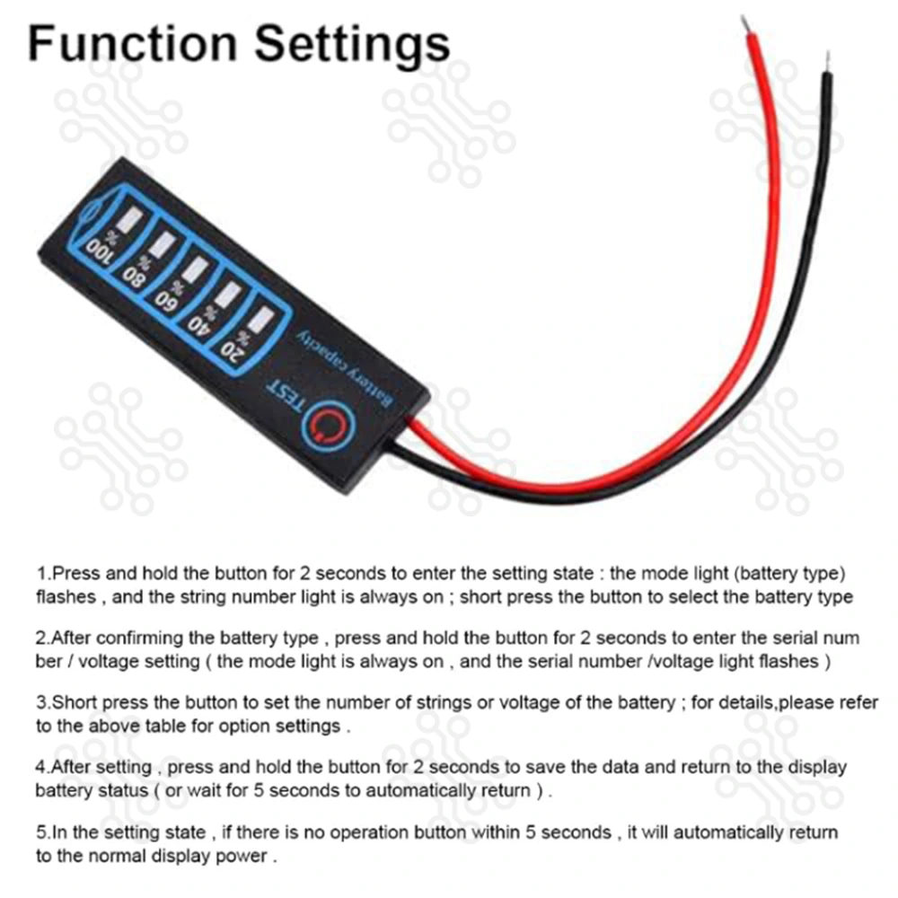 Universal Battery Capaity Level LED Indicator in Bangladesh