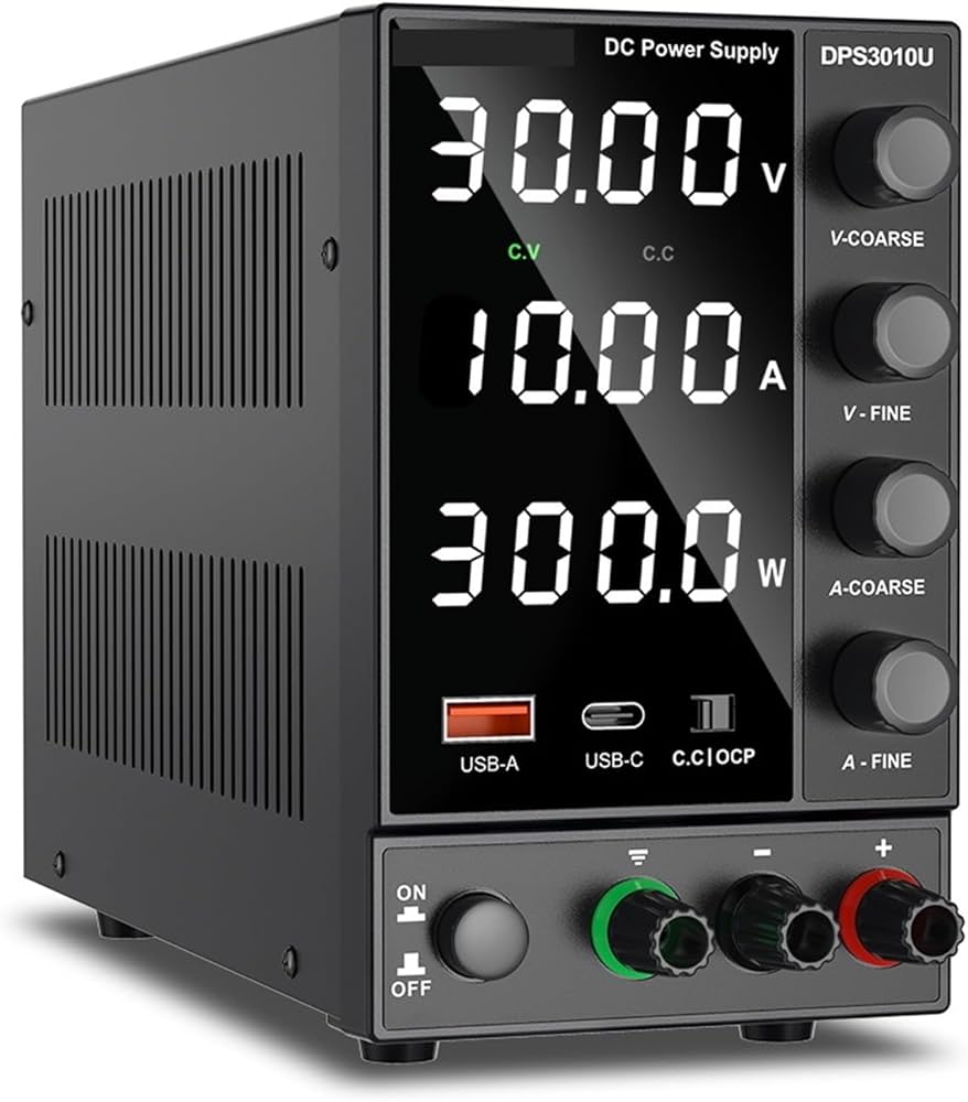 Wanptek DPS3010U 30V 10A 300W DC Power Supply With USB A USB C Interface in Bangladesh