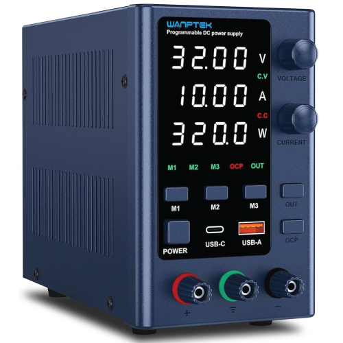 Wanptek EPS3210 Storage Digital Programmable Power Supply with USB and 485 communication interfaces