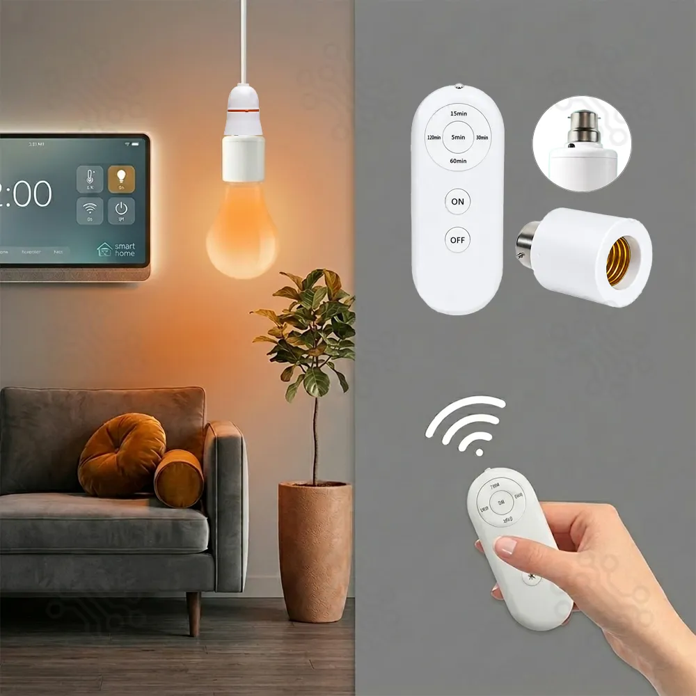 Wireless Remote Control Lamp Holder B22 to E27 in Bangladesh