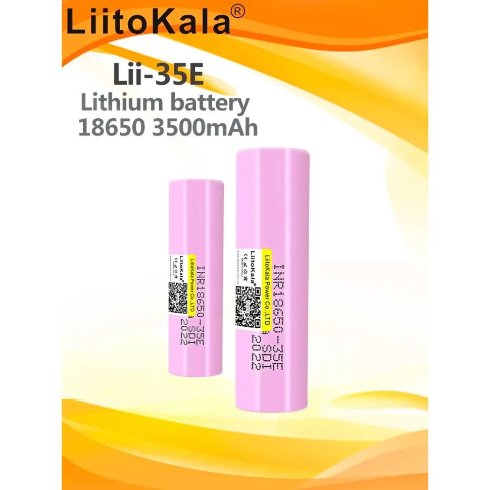Liitokala 35E 18650 Lithium Battery 3500mAh 3.7v 25A