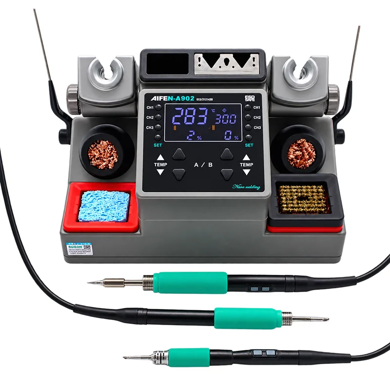 AIFEN A902 Double Soldering Station 350W for Mobile Phone Repair