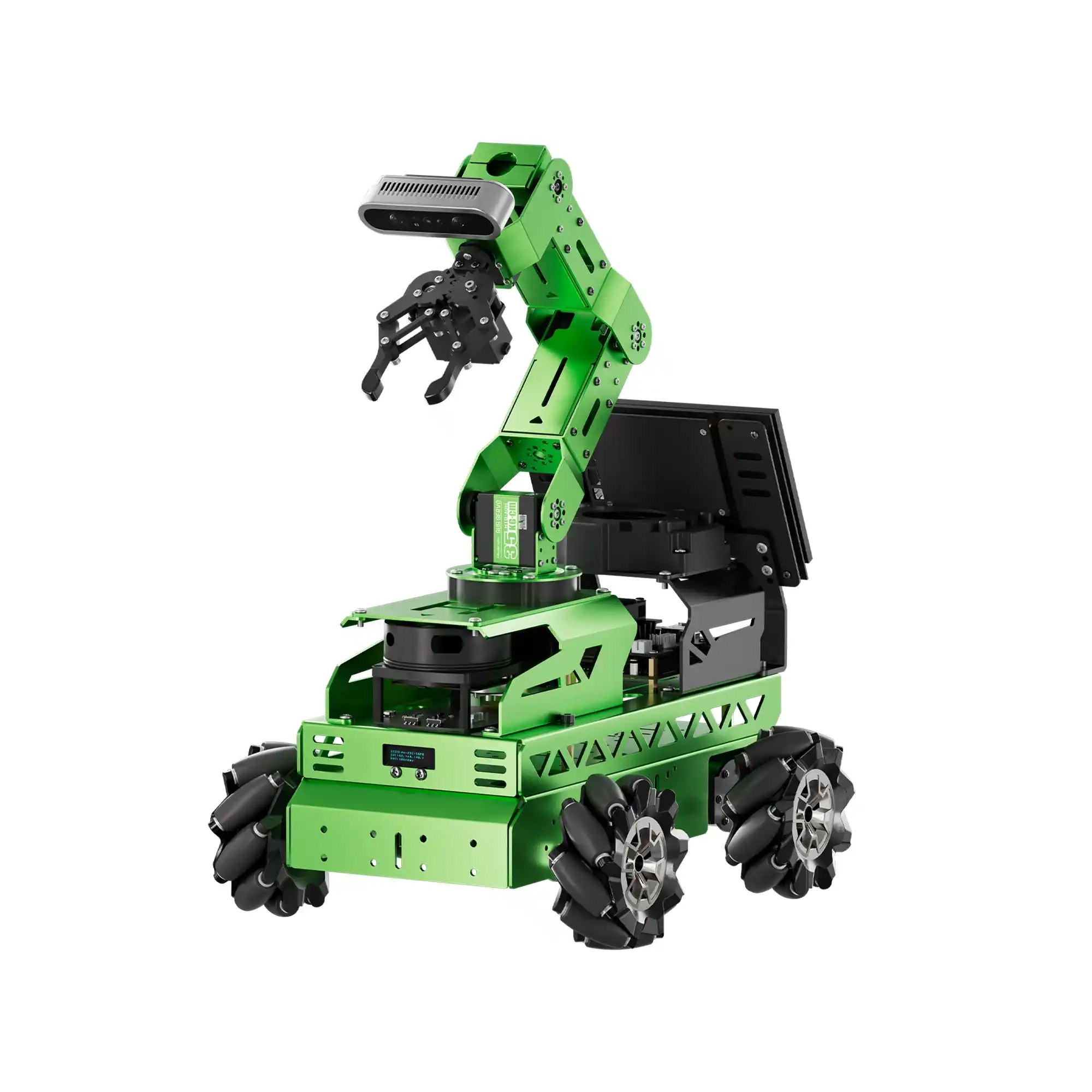 Hiwonder jetRover robot car with robotic arm, mecanum chassis